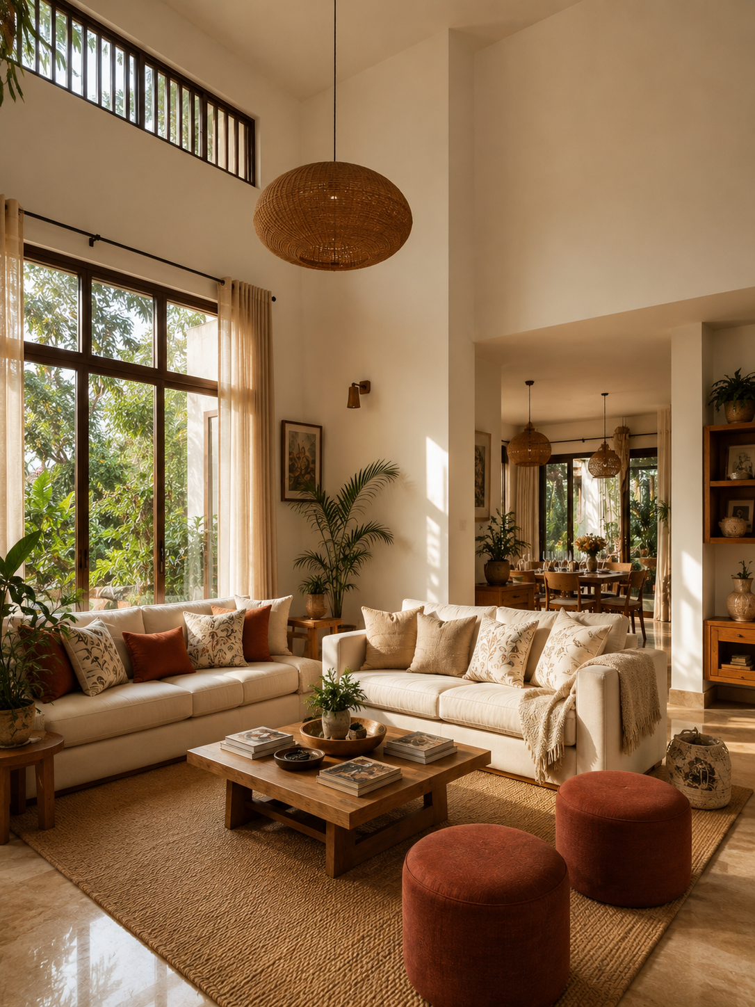The House of Layers Living Room